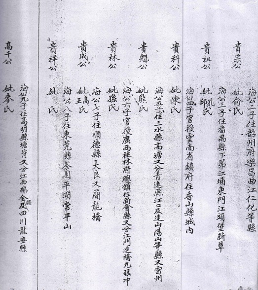 麥地祠堂劉氏族譜: (原始文稿掃瞄五十六頁段).