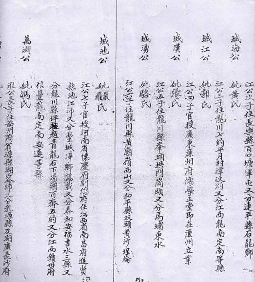 麥地祠堂劉氏族譜: (原始文稿掃瞄六十頁段).