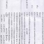 麥地祠堂劉氏族譜: (原始文稿掃瞄四十九頁段).